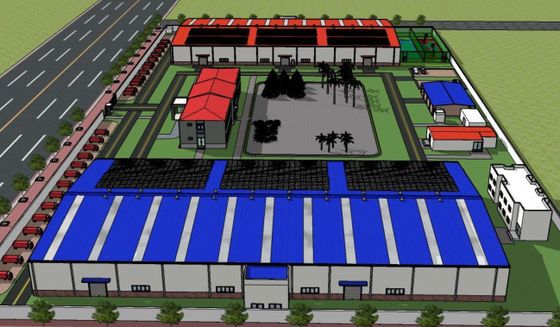 80*40 personalizou a oficina da construção de aço fabricou a construção da armação de aço