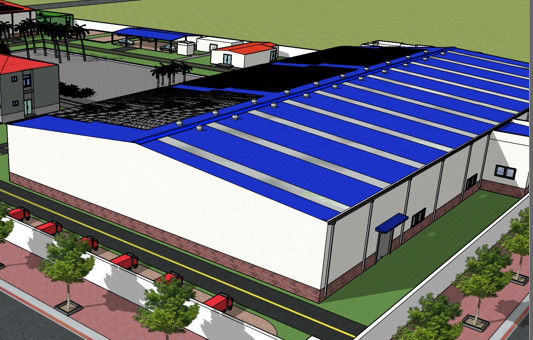 80*40 personalizou a oficina da construção de aço fabricou a construção da armação de aço