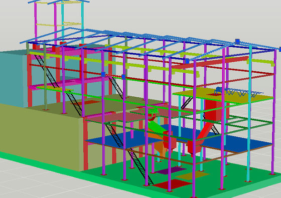 A construção de aço da plataforma de Q355B personalizou a plataforma de aço galvanizada ISO9001