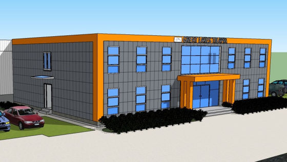 O ODM do OEM pré-fabricou a construção à prova de fogo de construção de aço da construção de aço de 2 andares
