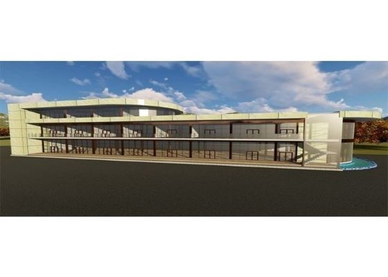 Construção de aço feita sob encomenda de Decoiling do supermercado pré-fabricado de aço do shopping