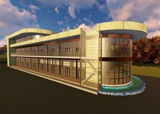 Construção de aço feita sob encomenda de Decoiling do supermercado pré-fabricado de aço do shopping