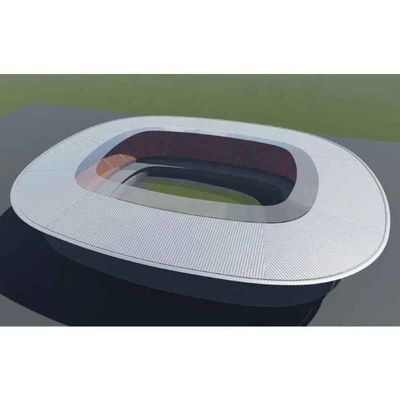 Construção segura do quadro do espaço da casa pré-fabricada do estádio da construção de aço do grande período