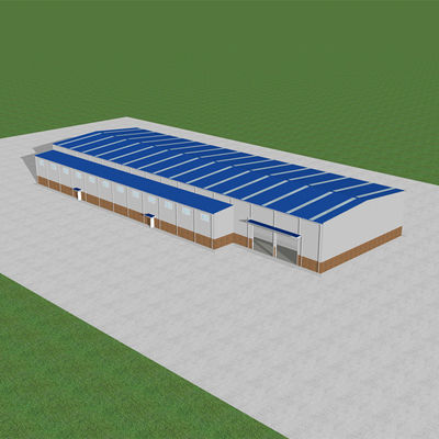 Construção pré-fabricada do metal da construção da fábrica da oficina da construção de aço