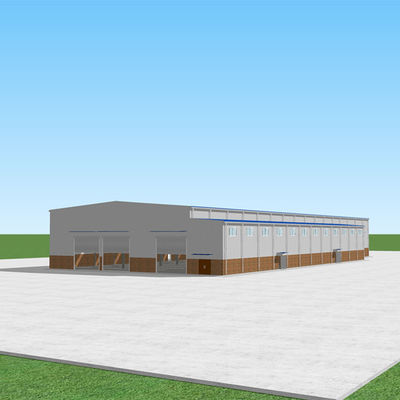 Construção pré-fabricada do metal da construção da fábrica da oficina da construção de aço