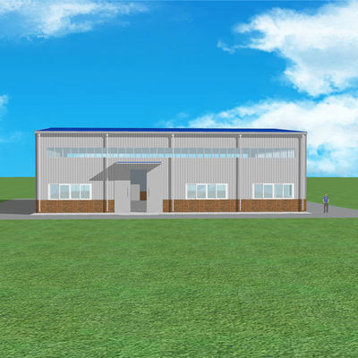 fábrica de tratamento pré-fabricada da oficina da construção de aço da indústria de 25m*20m
