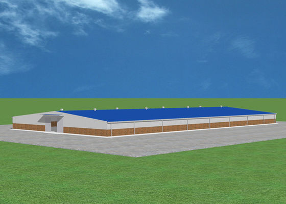 Estrutura de aço leve Edifício pré-fabricado de construção para armazém