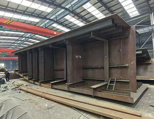 Plataforma fabricada à prova de fogo da armação de aço da plataforma de aço industrial da casa pré-fabricada