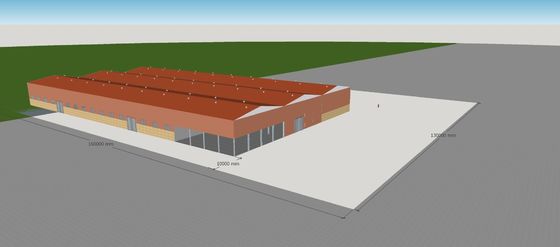 Construções de aço da oficina do adubo do armazém da construção de aço