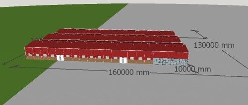 Construção comercial de aço estrutural reusável da construção de aço da estrutura Q235B