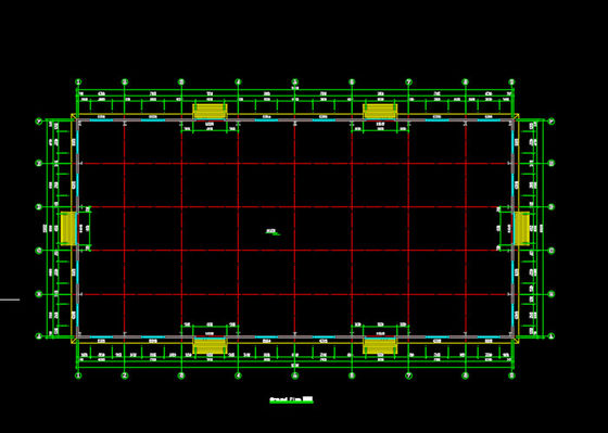 60m*30m pré-fabricou a construção de quadro industrial da oficina da construção de aço