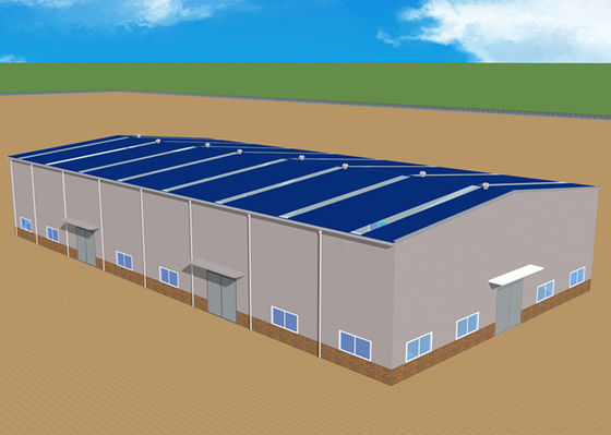 60m*30m pré-fabricou a construção de quadro industrial da oficina da construção de aço