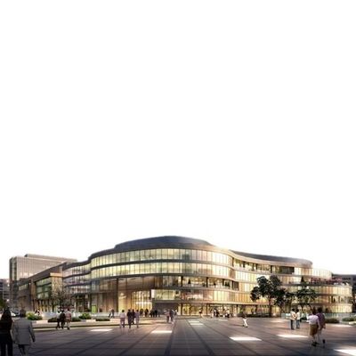 Escala do supermercado do shopping da construção de aço de Q235 Q355 grande