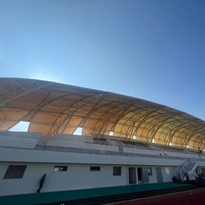 Gym da construção do metal da casa pré-fabricada da oxidação do estádio reciclável da construção de aço anti