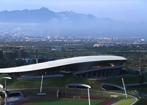 Ginásio personalizado das construções do metal da casa pré-fabricada do estádio Q355 da construção de aço