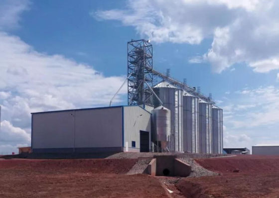 Construção industrial fabricada casa pré-fabricada ISO9001 da plataforma da construção de aço