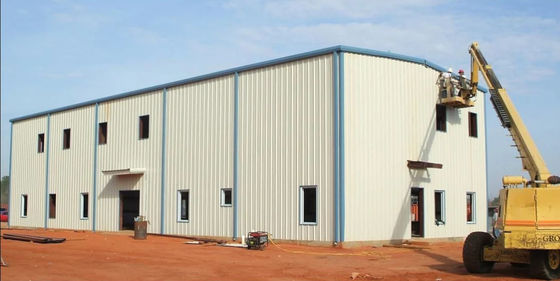Estrutura da armação de aço do calibre da luz da fabricação do armazém da construção de aço