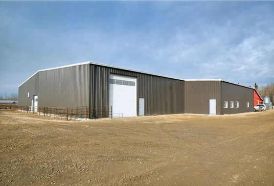 Estrutura da armação de aço do calibre da luz da fabricação do armazém da construção de aço