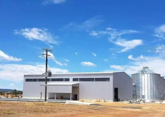 Q235 / A oficina da construção de aço Q355 pré-fabricou construções de armação de aço