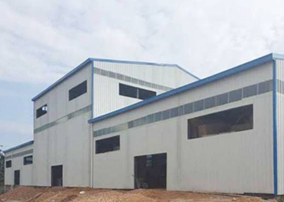 54m*20m pré-fabricou a casa de armação de aço de aço GB da casa pré-fabricada da construção da oficina