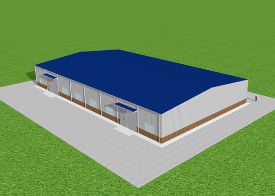 A oficina impermeável da construção de aço fabricou o armazém portal de aço GB do quadro