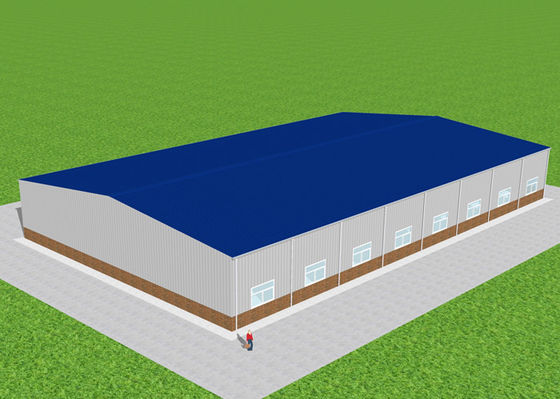 A oficina impermeável da construção de aço fabricou o armazém portal de aço GB do quadro