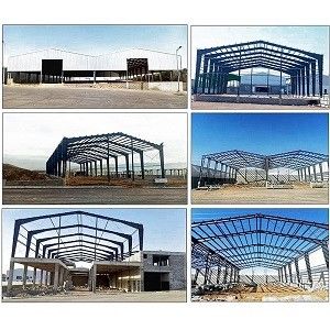 Perfuração impermeável do armazém da construção de aço de Q355B grande personalizada