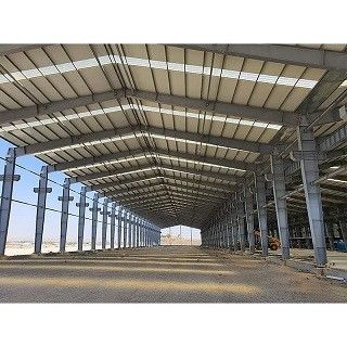 O peso leve de aço do armazém do quadro do metal da casa pré-fabricada Windproof projeta