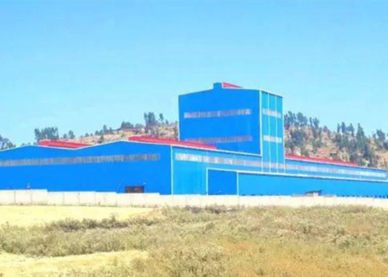 Estrutura de aço fabricada para oficina Edifício industrial à prova de fogo