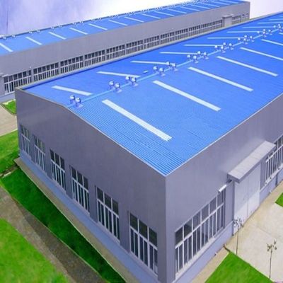 A fabricação agrícola clara do armazém da construção de aço personalizou