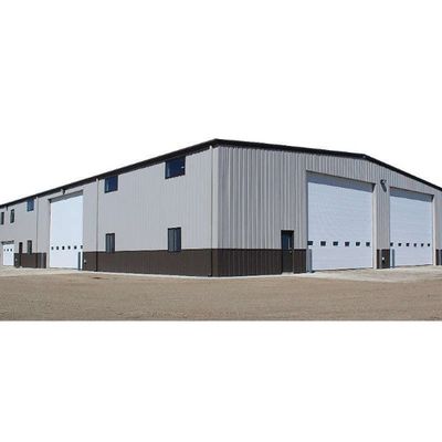 O aço do quadro do espaço Q235 construção o armazém à prova de fogo da estrutura do metal da casa pré-fabricada