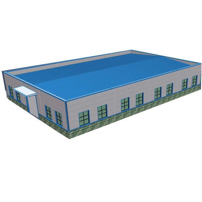 Oficina pré-fabricada impermeável da construção da construção de aço do armazém