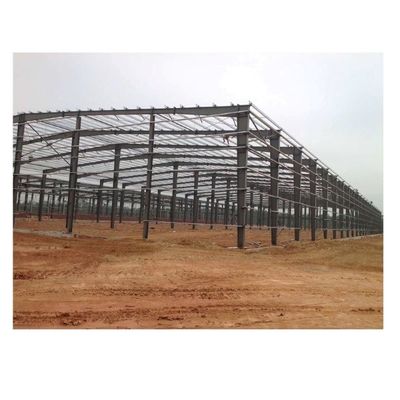 Armazém de estrutura de aço de vários andares para construção industrial personalizada