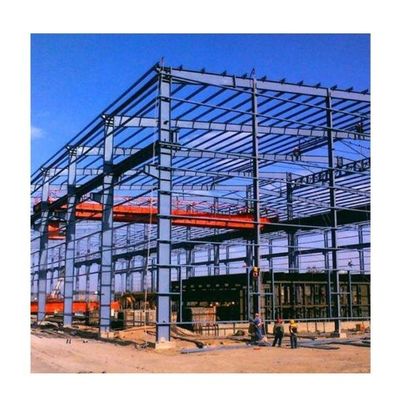 Armazém de estrutura de aço de vários andares para construção industrial personalizada