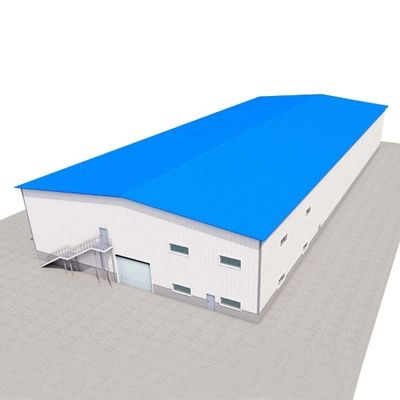 O aço pré-fabricado armazém derrama construções de aço comerciais do metal de Q355B