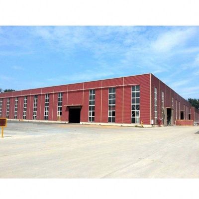 Armazém portal da construção de aço do quadro da construção clara da armação de aço do calibre