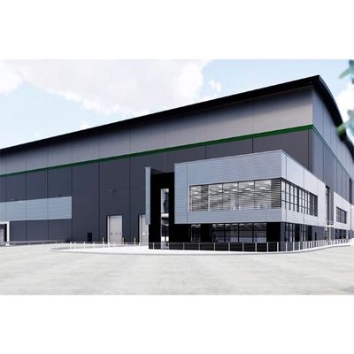 Armazém portal da construção de aço do quadro da construção clara da armação de aço do calibre