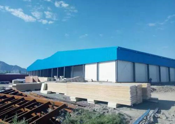 100m*40m Estrutura de aço pré-fabricada Estrutura de casa para oficina Edifício industrial