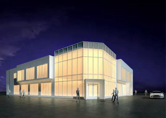 O GB de construção de armação de aço comercial galvanizou a exposição salão de construção de aço