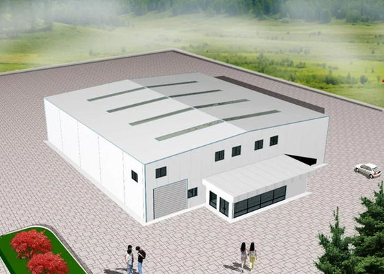 Oficina de aço da fabricação da casa pré-fabricada do quadro do hangar da construção de aço da indústria