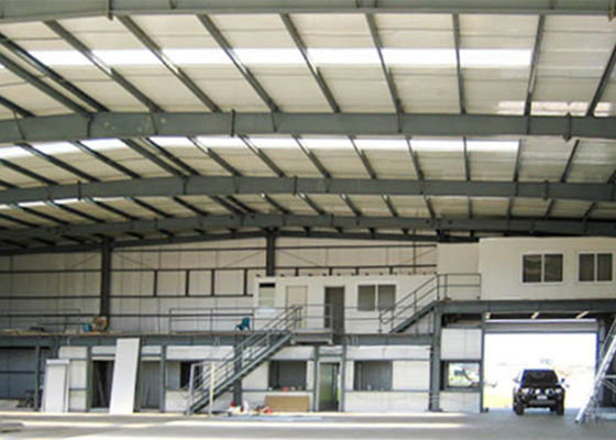 Oficina de aço da fabricação da casa pré-fabricada do quadro do hangar da construção de aço da indústria