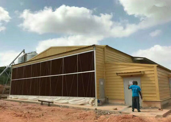 Q235B / Casa de galinha GB à prova de fogo da exploração agrícola da construção de aço de Q355B