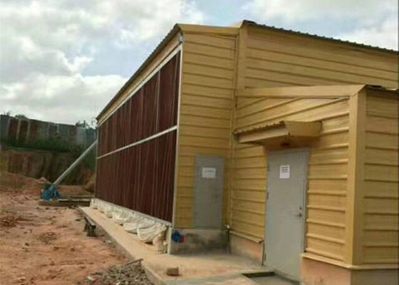 Q235B / Casa de galinha GB à prova de fogo da exploração agrícola da construção de aço de Q355B