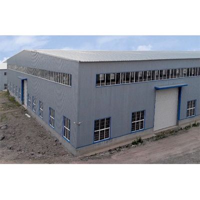 Construção pré-fabricada do metal da construção da fábrica da oficina da construção de aço