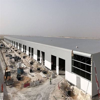 O quadro à prova de fogo da oficina da construção de aço do grande período pré-fabricou ISO9001