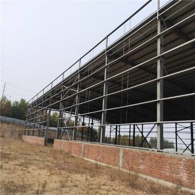 O quadro à prova de fogo da oficina da construção de aço do grande período pré-fabricou ISO9001