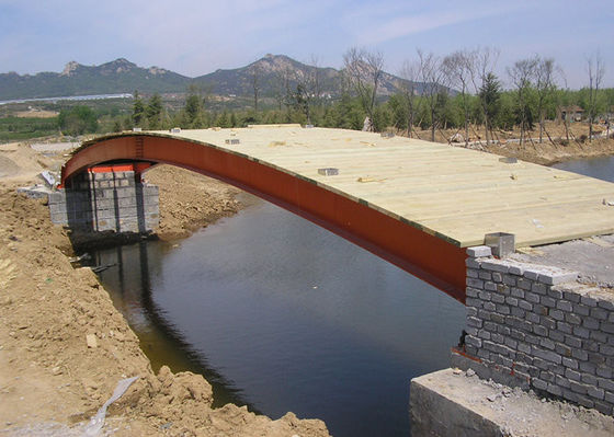 A construção de ponte da construção de aço de Q355B galvanizou pré-fabricado
