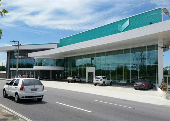 Exposição Windproof salão de construção de aço das construções comerciais da armação de aço Q355