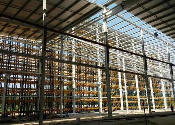 Casa pré-fabricada industrial comercial da construção civil da armação de aço de Q355 Q235