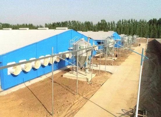 Construções de exploração agrícola à prova de fogo da casa pré-fabricada da casa de porco da construção de aço do OEM/ODM